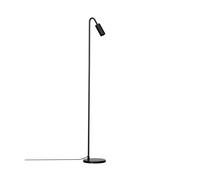 By Rydéns Lámpara de pie Curve 146 cm Negro mate
