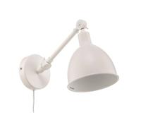 By Rydens Flexo Pared Lámpara Flexo de Pared Hecha en Suecia - Foco Pared Interior - Apliques de pared Vintage (WHITE)
