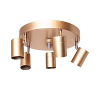 By Rydéns Foco de techo con 5 focos Correct Dorado