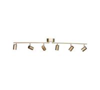 By Rydéns Foco de techo con 6 focos Correct 124 cm Dorado