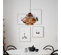 By Rydéns Lámpara colgante Dolores Ø 30 cm coñac