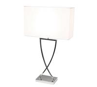 By Rydéns Lámpara de mesa Omega 67 cm cromo-blanco