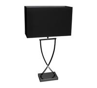 By Rydéns Lámpara de mesa Omega 69 cm Negro-cromo
