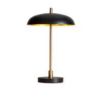 By Rydéns Lámpara de mesa Shelby 45 cm Negro-dorado