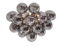 By Rydens Lámpara de Techo Gross - Diseño Sueco para Salón y Dormitorio - IP20 ø50 cm - Medidas 50 cm x 27 cm (Smoke Grey)