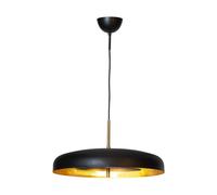By Rydéns Lámpara de techo Shelby Ø50 cm Negro-dorado