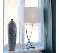 By Rydéns Omega lámpara de mesa cromo/blanco altura 69cm