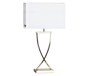 By Rydéns Omega lámpara de mesa latón/blanco altura 69cm