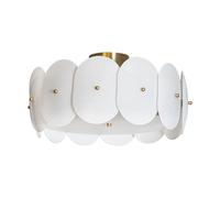 By Rydéns Plafón Omlott Ø53 cm Latón-blanco