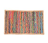 BY SIGRIS Alfombra Entrada Multicolor Antideslizante, Decorativa y Duradera, Ideal para Sala, Dormitorio, Pasillo, Hogar y Oficina