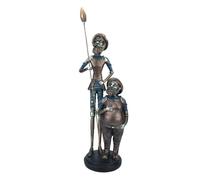 BY SIGRIS Figura Clásica Don Quijote y Sancho Panza en Resina, Decoración Hogar, Arte Español