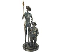 BY SIGRIS Figura De Resina Don Quijote Sancho Figuras Bronce Colección Clásico Signes Grimalt Decor and Go