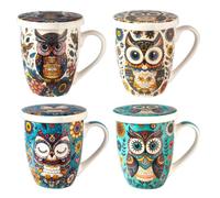 BY SIGRIS Mug buho 4 diferentes con caja regalo