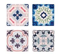 By SIGRIS Posavasos Hidráulico Porcelana Incluye 4 Unidades Cocina Posavasos Colección Vintage Signes Grimalt Decor And Go