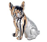 BY SIGRIS Signes Grimalt Figura Perro Bulldog Frances Figuras | Animales Plateado - 20x11x15 cm