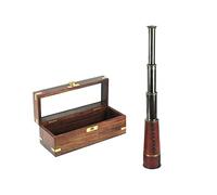 BY SIGRIS Telescopio con Caja Decoración Náutico Colección World Map Signes Grimalt Decor and Go