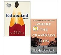 By Tara Westover 2 Books Collection Set ( Educated Tara Westover , Where the Crawdads Sing )
