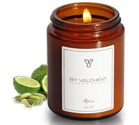 BY VELCHEVA ı Vela perfumada AFRICA ı Cera de Coco y Soja ı 30+ horas ı 160ml