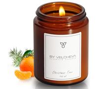 BY VELCHEVA ı Vela perfumada CHRISTMAS TREE ı Cera de Coco y Soja ı 30+ horas ı 160ml