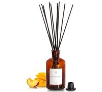 BY VELCHEVA, Ambientador mikado GREEN MANGO ı Perfume de Autor ı 125ml, Ambientadores de Hogar, Ambientador Varillas, botella de vidrio para casa, oficina, dormitorio, salón, cocina, baño