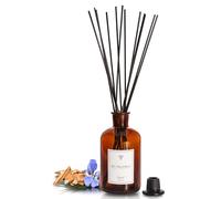 BY VELCHEVA, Ambientador Mikado SANTAL, Perfume de Autor 250 ml, Ambientadores de Hogar, Ambientador Varillas, Botella de Vidrio para casa, Oficina, Dormitorio, Salón, Cocina, Baño