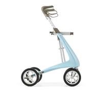 byACRE Andador de carbono ultraligero, rodador de carbono más ligero del mundo, solo 10 libras, uso en interiores y exteriores, plegable con asiento y fácil de viajar (azul mañana, pista compacta)