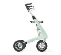 byACRE Nordic Pioneer - Andador versátil y ligero de aluminio - solo 5,9 kg/para interior y exterior/plegable fácilmente con asiento integrado (verde glaciar)