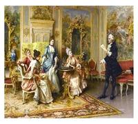 BYAMBD Arte de Pared Canvas Prints Decoración Impresiones De Carteles De Dama Europea Medieval para Sala De Estar, Decoración del Hogar, Pintura En Lienzo De Mujer Noble Barroca Antigua(I,40x60cm)