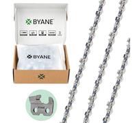 Byane 3 cadenas de motosierra de carburo de 18 pulgadas, paso LP de 3/8 pulgadas, calibre de 0.50 pulgadas, 62 eslabones de transmisión para Poulan 4218, Echo CS-310, CS-3510, CS-400 y Ryobi RY3818
