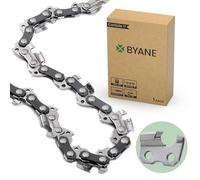 BYANE Cadena de motosierra de carburo de 20 pulgadas, paso .325, calibre 58 pulgadas, 76 eslabones de transmisión, retroceso bajo, se adapta a Blue Max 53543, 52209, 8901, 8902, Oregon y más (1