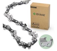 BYANE Carbide Chainsaw Chain 14 Inch, 3/8" LP Pitch, 050" Gauge, 50 Drive Links, Low Kickback, Fits STIHL, MCCULLOCH, REMINGTON, and More- S50 (1 Chain)