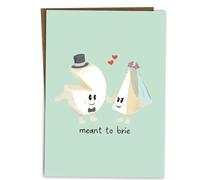 BYANIKA Tarjeta de felicitación de boda | On Your Wedding Day, Just Married, Getting Hitched, For The Newlyweds, Bride & Groom To Be, Happy Couple, New Mr & Mrs | Tarjetas de matrimonio y ceremonia