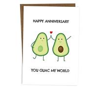 BYANIKA Tarjeta de feliz aniversario A6 | Te amo | Tarjetas de aniversario de boda | romántica | Para ella él novia, novio, esposa, marido, pareja | Lindo juego de palabras