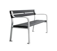 Byarums bruk Sofá Joy Caoba barniz negro. soporte de aluminio en bruto