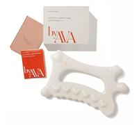 byAVA Gua Sha Jelloskin - Herramienta de masaje de drenaje linfático GuaSha - Diseño patentado de cerámica gua sha, tabla de guasha facial y corporal, levantamiento facial, alivio muscular, masajeador
