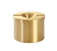 BybAgs Originales de Mesa Cenicero de latón con Tapa for Interior y Exterior, Cenicero de Mesa, Cenicero Simple, decoración for el hogar, Oficina, Patio, balcón Decoracion Originales