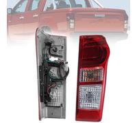 BYBEST Piloto Trasero para Isuzu DMax D Max Ute 2017-2019, LED Izquierdo Derecho Luz Trasera Freno Posterior Lámpara Luces Coche Reemplazo,Red- Right