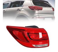 BYBEST Piloto Trasero para Kia Sportage R 2014 2015 2016 2017, Izquierdo Derecho Luz Trasera Freno Posterior Lámpara Luces Coche Reemplazo, Left- Outside