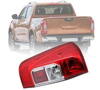 BYBEST Piloto Trasero para Nissan Navara NP300 D23 2015-2019, Izquierdo Derecho Luz Trasera Freno Posterior Lámpara Luces Coche Reemplazo,Red- Left
