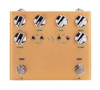 BYBIO Pedal De Sobremarcha Pedal De Efecto De Sobremarcha Clásico De Doble Canal Pedal Multiefecto De Distorsión Crunch Efectos de Guitarra Profesional