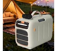 ByBoDi Aires acondicionados portátiles de Viaje, para Tiendas de campaña de Picnic, Mini Enfriador de Aire con compresor, 3 velocidades de Ventilador, bajo Consumo de energía OnlyCooling