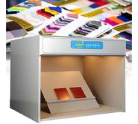 ByBoDi Caja de luz para Pruebas de Diferencia de Color, Registro automático de Datos con Memoria de Apagado, gabinete de evaluación de Color para gestión del Color No45°Grandstand-Sixlight