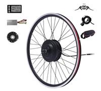 ByBoDi Kit de conversión de Bicicleta eléctrica, Kit de conversión de Rueda Delantera/Trasera, con Pas, Pantalla LCD, Acelerador Giratorio, Controlador de Velocidad Mejorado Rearwheel1500W-26