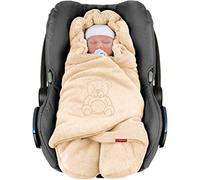ByBoom Baby Manta arrullo de invierno para bebé, es ideal para sillas de coche (p.ej. de las marcas Maxi-Cosi y Römer), para cochecitos de bebé, sillas de paseo o cunas; LA MANTA ARRULLO ORIGINAL CON EL OSO
