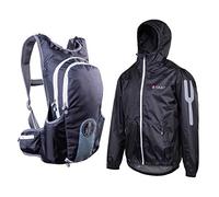 BYC FOR.BICY JACPACK Medium 15L Sports Backpack, Hombre, Black/Castelrock, M