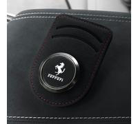 BYCCRZ Coche Soporte para Gafas de Sol para Ferrari 458/559/ F430/ 430/612/ F50/ F40/ 575/550/ 512, Clip para Colgar Gafas Portagafas Soportes con Clip para Gafas de Sol,A