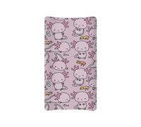 BYCHECAR Axolotl - Funda para cambiador de pañales para bebés y niñas, funda elástica para cambiador, suave y transpirable