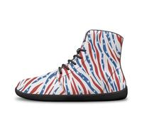 BYCHECAR Zapatillas deportivas para mujer, zapatos de correr descalzos para hombre, minimalistas, para senderismo, atletismo activo, Rayas de estrellas, 40 EU