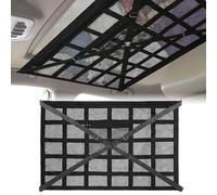 BYCHKA 90 X 65 Cm Red Almacenamiento para Techo de Coche para VW Polo IV/4 3-türer (9N/9N3 Bj.2001-2009), Almacenamiento Gran,Ajustable Accesorios,prevenir La Flacidez