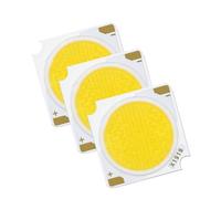 BYCIFRLG 10pcs 10W 20W 30W 40W 50W 10pcs LED COB LED Light-Emitting Diode Bead DC30-33V 19 * 19mm for Spotlight Downlight Light(White 6000K,20W 600mA)